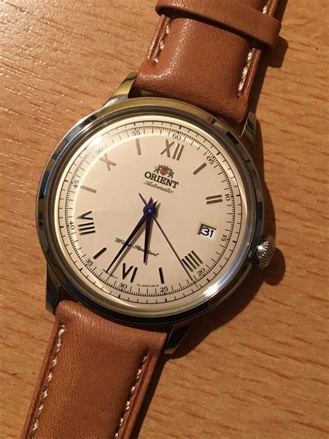 cream dial vintage watch.